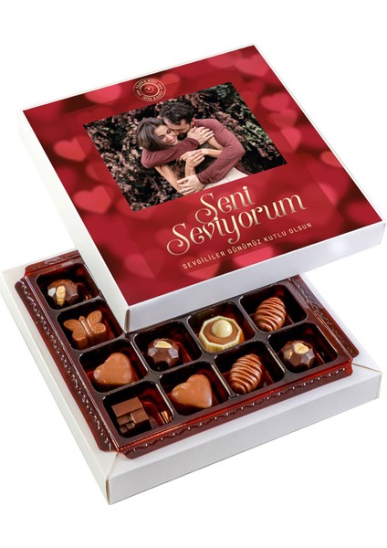 Kendi Fotoğrafınız ile Sevgililer Günü Hediyesi Special Çikolata (160g)
