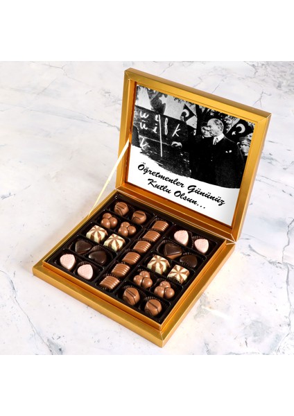 Öğretmenler Günü Hediyesi Special Çikolata 285g (Gold Kutu)