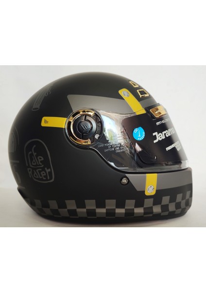 Kask mt Jarama Zone C1 Mat Black - Şeffaf Vizörlü indirimleri