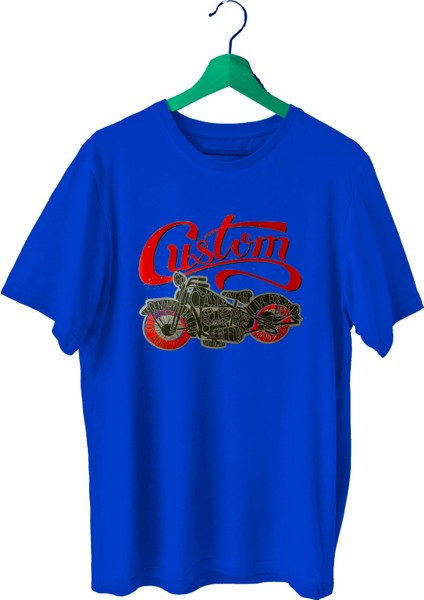 Chopper Spor T-Shirt Bisiklet Yaka