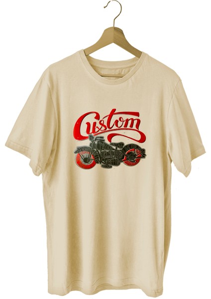 Chopper Spor T-Shirt Bisiklet Yaka