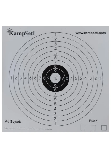 Kampseti Hedef Kağıdı 14CM*13.5CM 100 Adet