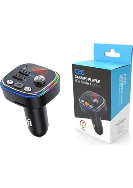Rgb Renkli Fm Mp3 Çalar C20