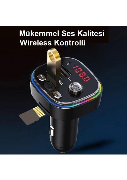 Rgb Renkli Fm Mp3 Çalar C20