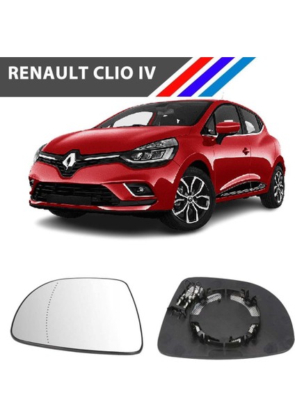 Nvr Renault Clio 4 Sol Dış Ayna Camı Sürücü Tarafı Asferik Isıtmalı 963669996R