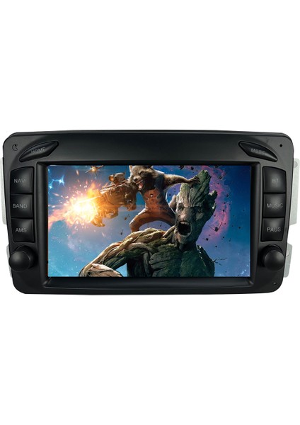 Mercedes C Class W209 Tuşlu Android 12 Carplay Özellikli Navigasyon Multimedya Ekran 2gb Ram + 32GB HDD