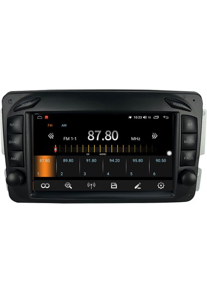 Mercedes C Class W209 Tuşlu Android 12 Carplay Özellikli Navigasyon Multimedya Ekran 2gb Ram + 32GB HDD