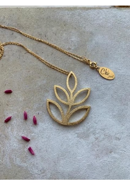 Leaf Kolye Gold