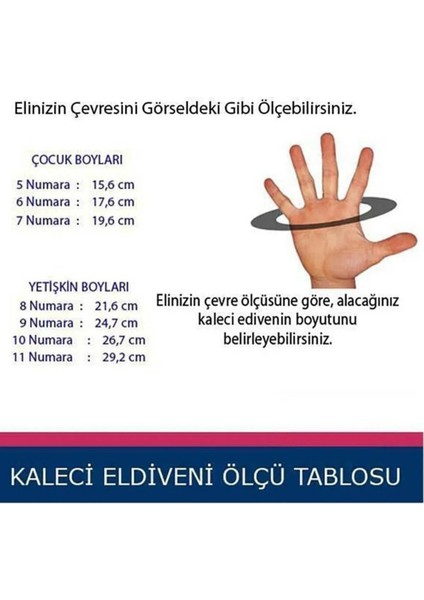 Kaleci Eldiveni 10 Numara Renkli