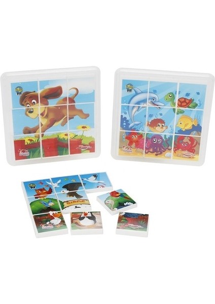 Animal Puzzle 9 Parça Bebek Yapboz