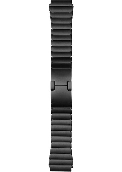 Samsung Gear S3 Uyumlu Metal Kordon Baklalı Model Paslanmaz Çelik Kayış Kelebek Toka