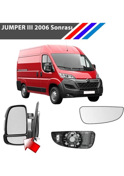 Nvr Citroen Jumper 3 Kasa Sağ Dış Ayna Alt Küçük Camı Yolcu Tarafı