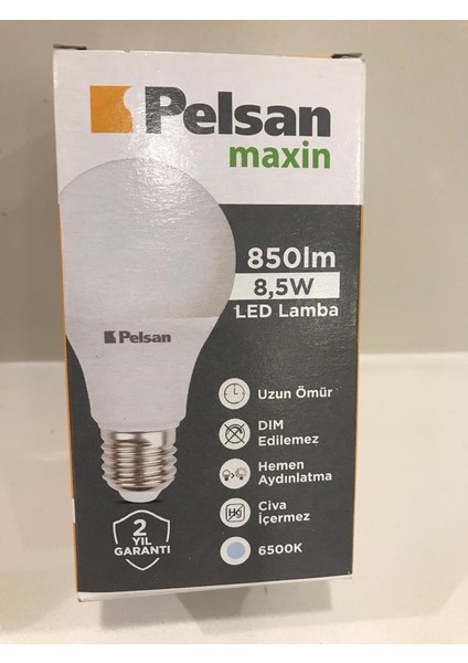 Maxin 8.5 W E27 Duylu LED Ampül