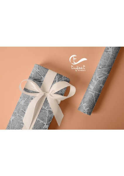 Tuğset Etiket Gazete Desenli Ambalaj Kağıdı Paketleme Kağıdı Çeyiz Paketleme Kağıdı Ambalaj Kağıt 50X70 cm 10 Adet