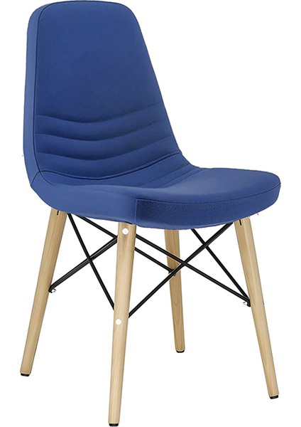 Rose Ahşap Deri Rahat Sandalye