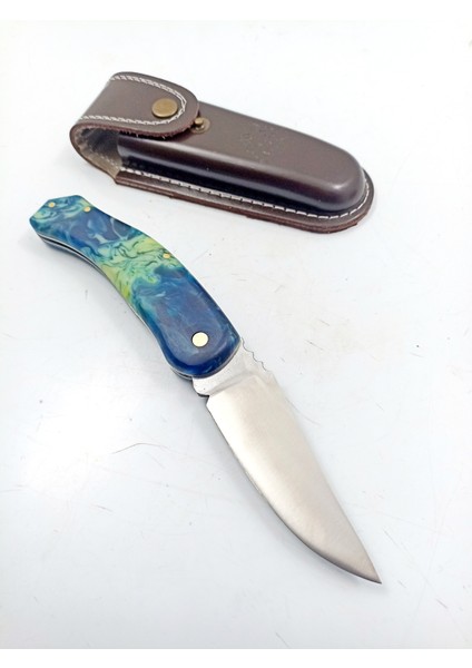Epoksi Kabzeli Içten Kilitli Çakı, Outdoor Bıçak, Av Bıçağı, Edc Knife, Isme Özel Erkekler Için Doğum Günü Hediyesi fiyatları