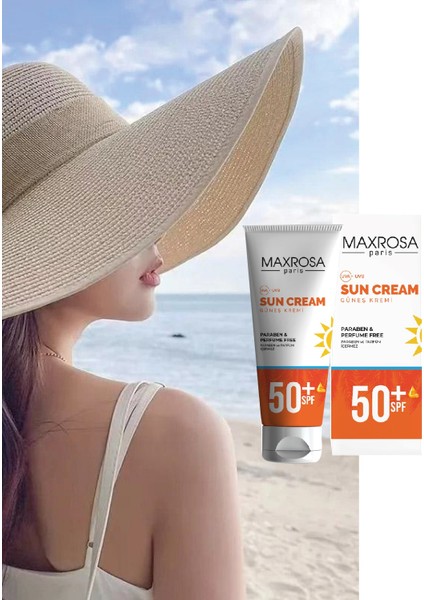 Maxrosa Paris 50+Spf Yüksek Koruyucu Güneş Kremi 60 ml