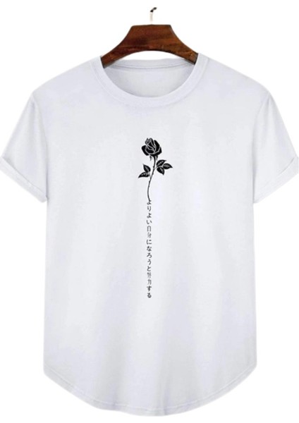 Oversize Baskılı T-Shirt