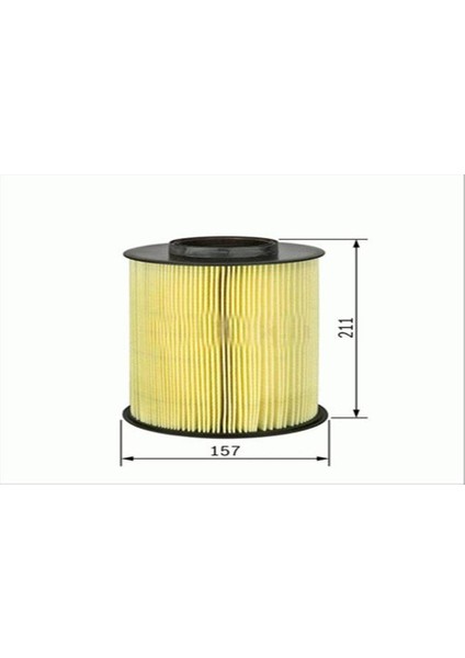 SA2167-HAVA Filtresi Focus Iı-Iıı 04-11 Cmax 1.6tdcı-1.8tdcı-2.0tdcı 07-11 Volvo S40 C3