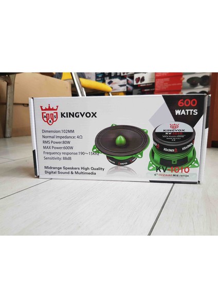 KV10 Model 10 cm 500 W 70 Rms Hulk Serisi Kurşun Göbek Midrange