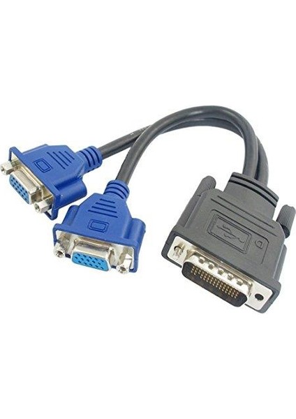 Dms 59 VGA Çevirici 59 Pin DVI VGA Kablo 59 Pin DVI 2x VGA Kablo