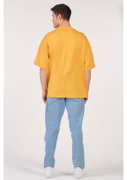 Oversize T-Shirt Dolar Kolyeli Panda Hardal modelleri