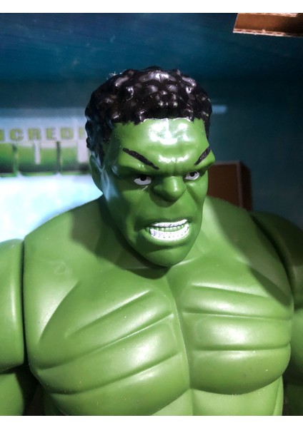 Karakter Sesli ve Işıklı Oyuncak Figür Karakter Hulk 30 cm -Rgl