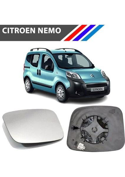 Nvr Citroen Nemo Sağ Dış Ayna Camı Yolcu Tarafı Isıtmalı