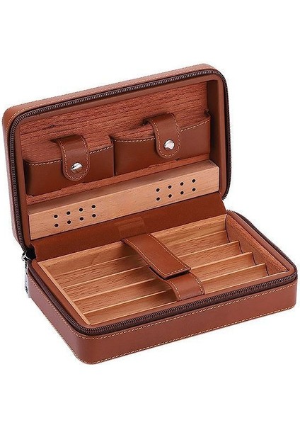 Kahverengi Deri Seyahat Humidoru KB95KHV fiyatları
