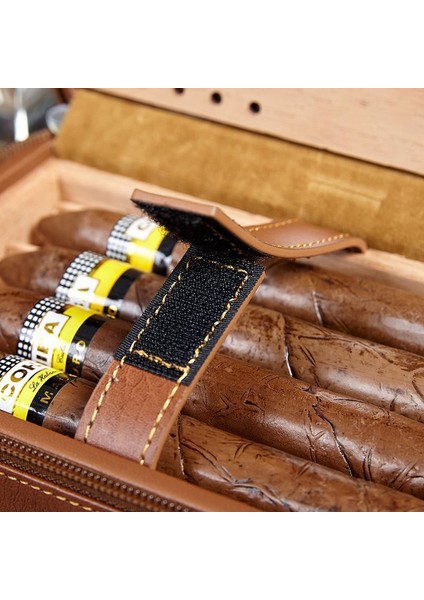 Kahverengi Deri Seyahat Humidoru KB95KHV fırsatları