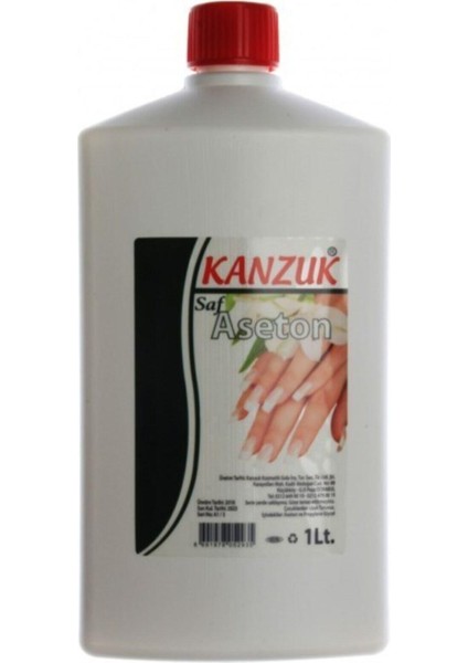 Kanzuk Saf Aseton Oje Temizleyici 1 Litre