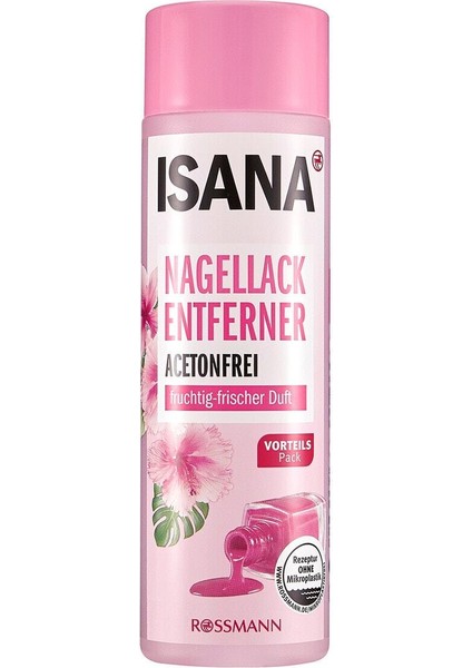 Isana Asetonsuz Oje Çıkarıcı Avantajlı Boy 200 ml