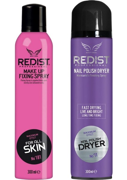 Redist Oje Kurutucu Spey Makyaj Sabitleyici Sprey 300 ml
