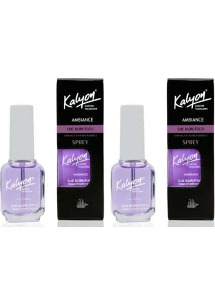 Kalyon Oje Kurutucu Sprey X2 Adet