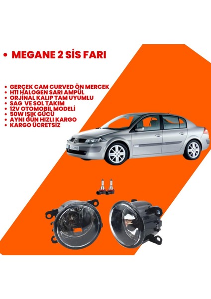 Özder Otomotiv Megan 2 Sis Farı 8200074008