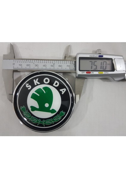 Oem Skoda Kaput Arması 7.5cm , Skoda Panjur Arması , Skoda Kaput Logosu , Skoda Panjur Logosu 7.5cm fiyatları