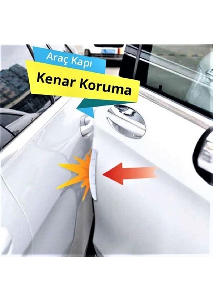 Piranha Araç Kapı Kenar Koruyucusu - 4 Kapı Için Uyumlu