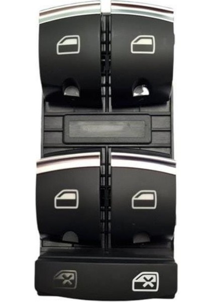 Audi A3 Sportback 2009-2012 Uyumlu Sol Ön Kapı Dörtlü Cam Açma Düğmesi Takımı Krom BSR0014 modelleri