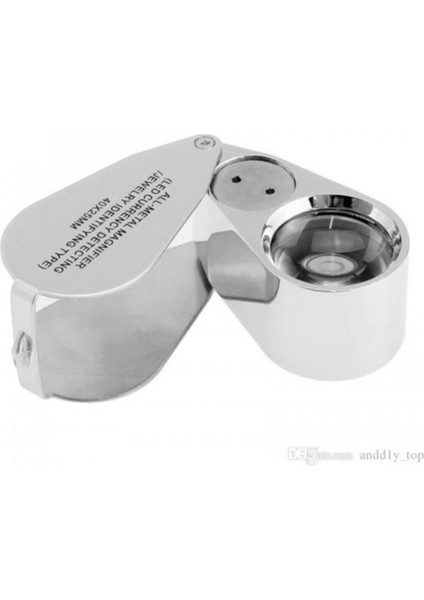 Paltava Ctn Mücevher,kuyumcu,tekstilciler,para Kontrol, Için Özel Kutulu Metal Işıklı Lup 40X25