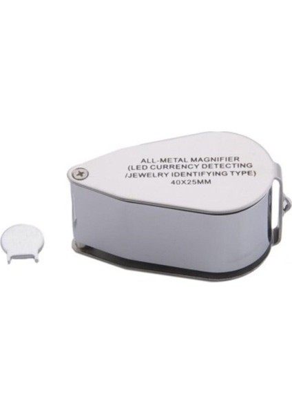 Paltava Ctn Mücevher,kuyumcu,tekstilciler,para Kontrol, Için Özel Kutulu Metal Işıklı Lup 40X25