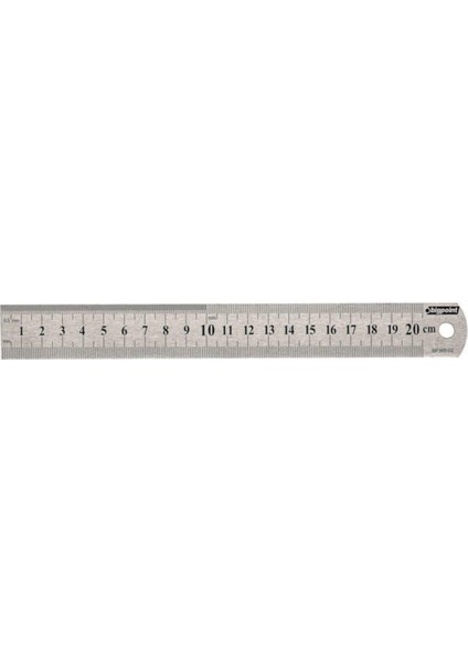 PeriStore Çelik Cetvel 20 cm - 8 inch / inç