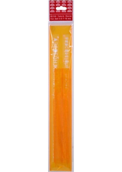 Teknik Resim Yazı Seti 35710 mm Takım