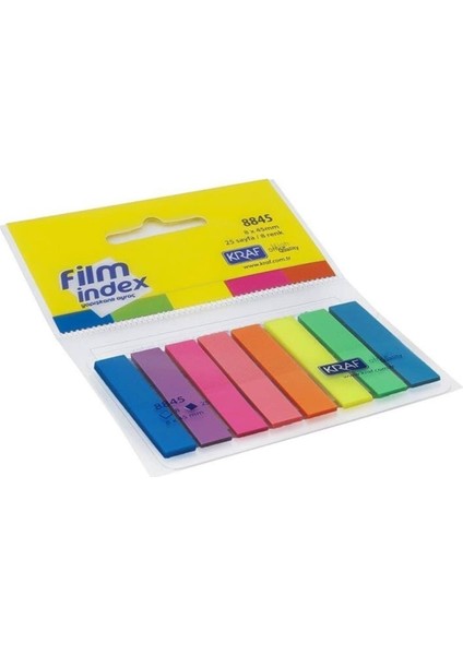 Film Index 8 Renk x 25 Sayfa 4'lü