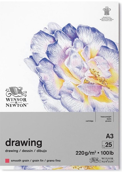 W&n Çizim Bloknotu Yapışkanlı Dokusuz 220GR A3 25YAPRAK