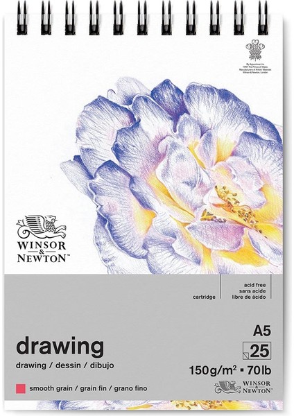 W&n Çizim Bloknotu Spiralli Dokusuz 150GR A5 25YAPRAK