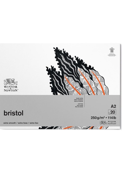 Bristol Bloknotu Yapışkanlı 250GR 20 Sayfa A2 42X59,4CM