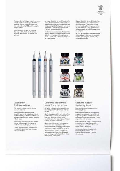 Bristol Bloknotu Yapışkanlı 250GR 20 Sayfa A2 42X59,4CM fiyatları