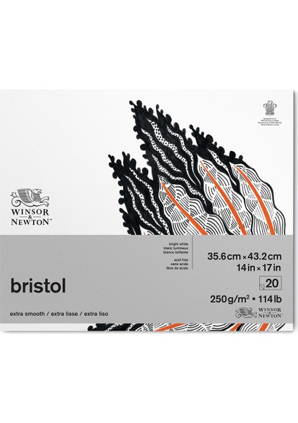 Bristol Bloknotu Yapışkanlı 250GR 20 Sayfa 36X43CM