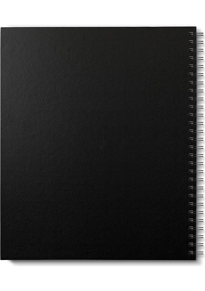 Eskiz Çizim Bloknotu Spiralli Siyah Hafif Dokulu 110GR 50 Sayfa 28X36CM fırsatları