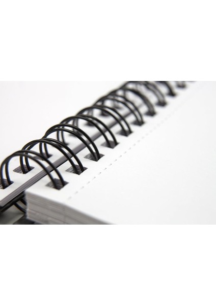 Eskiz Çizim Bloknotu Spiralli Siyah Hafif Dokulu 170GR 50 Sayfa A6 10,5X14,8CM fiyatları